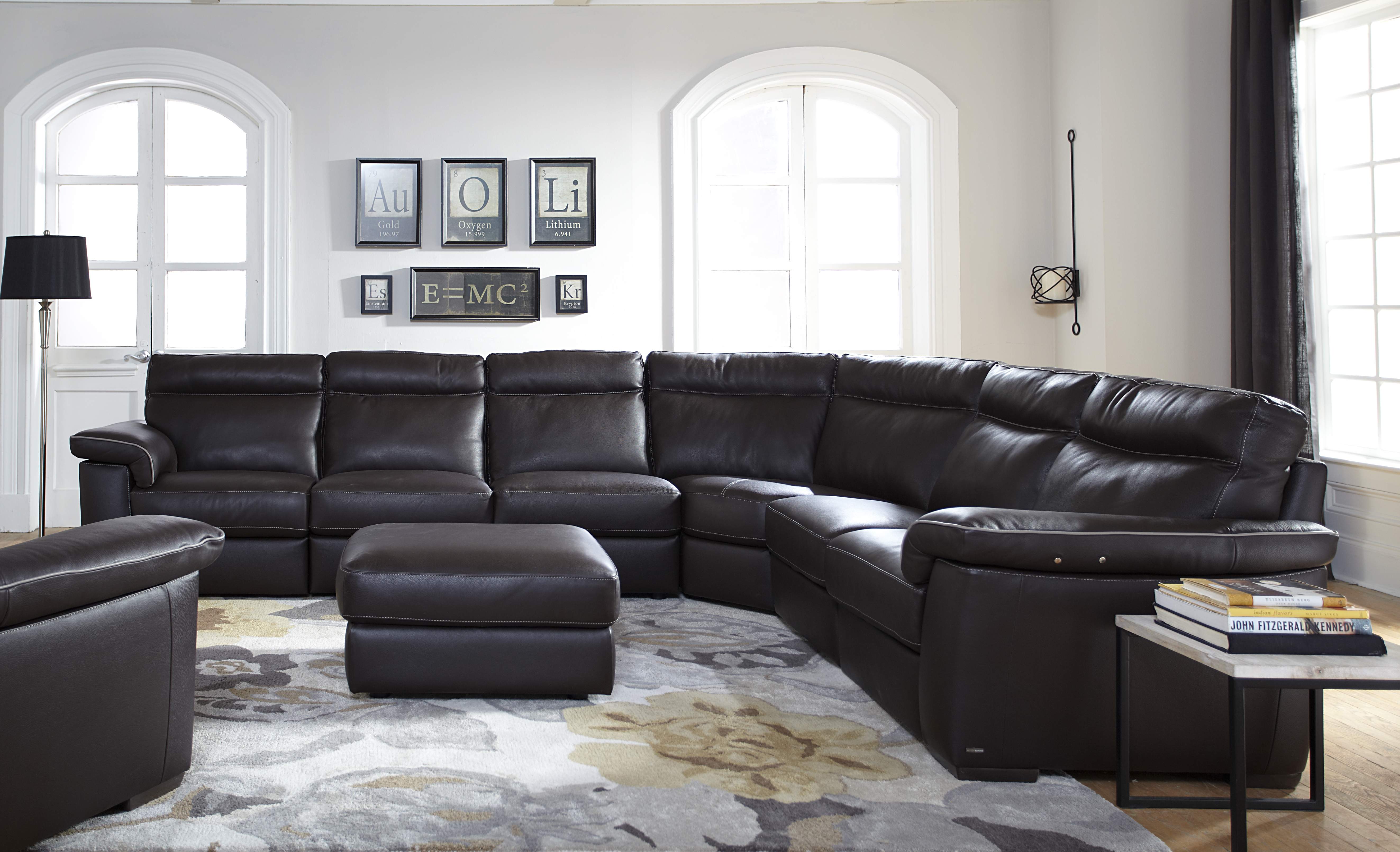 Natuzzi Editions Brivido B757 Sectional One Ten Home Furnishings
