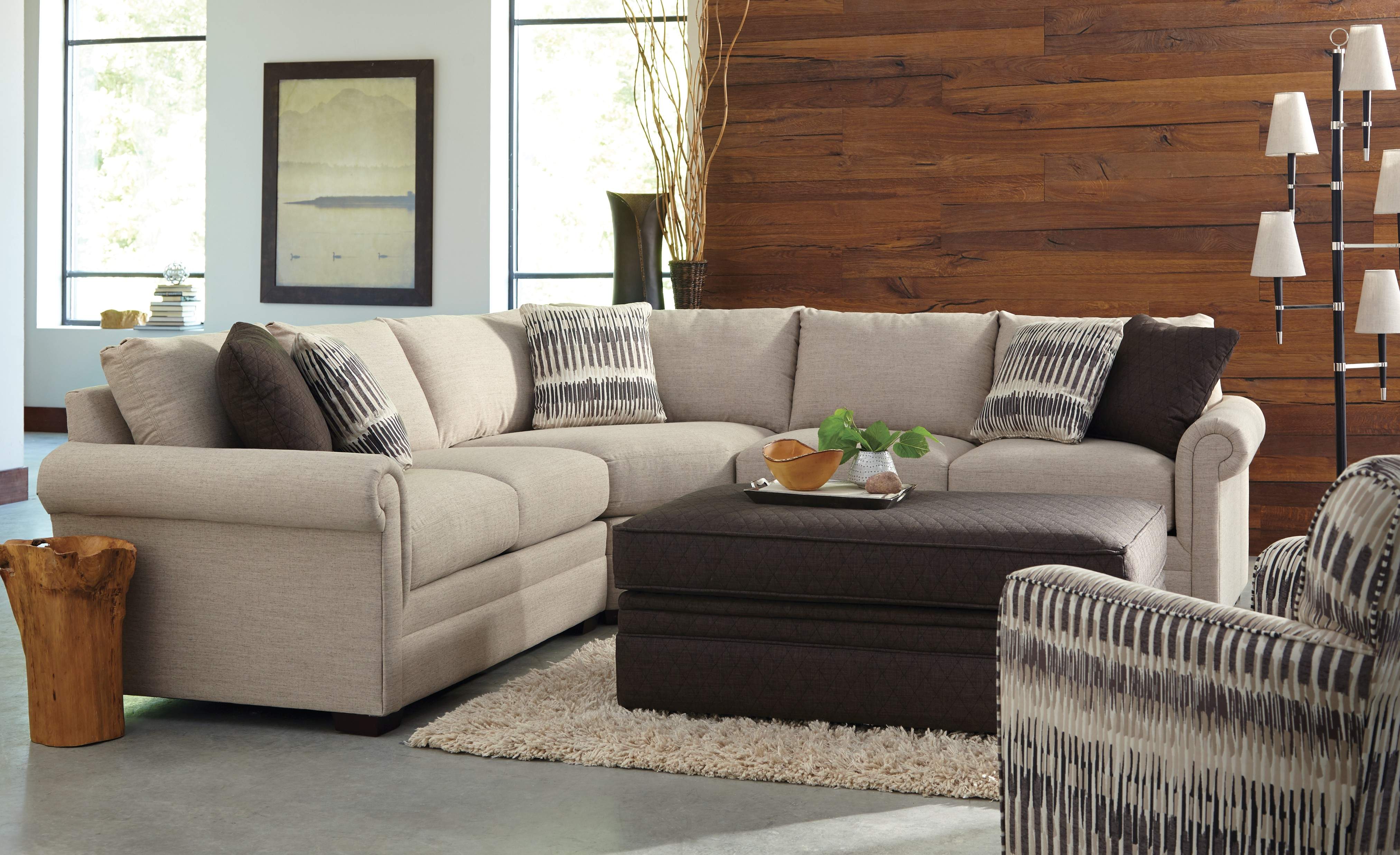 F9 Roll Arm Custom Select Sectional One Ten Home Furnishings