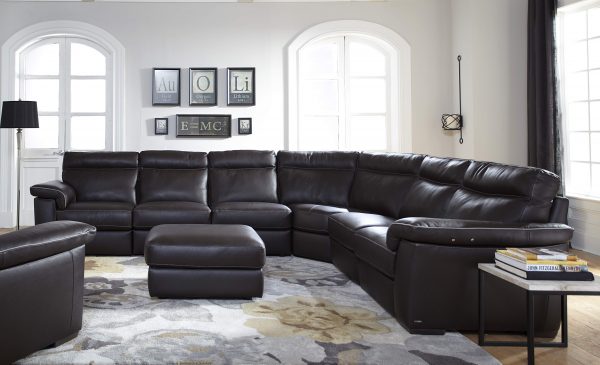 B757 Brivido Reclining Sectional by Natuzzi