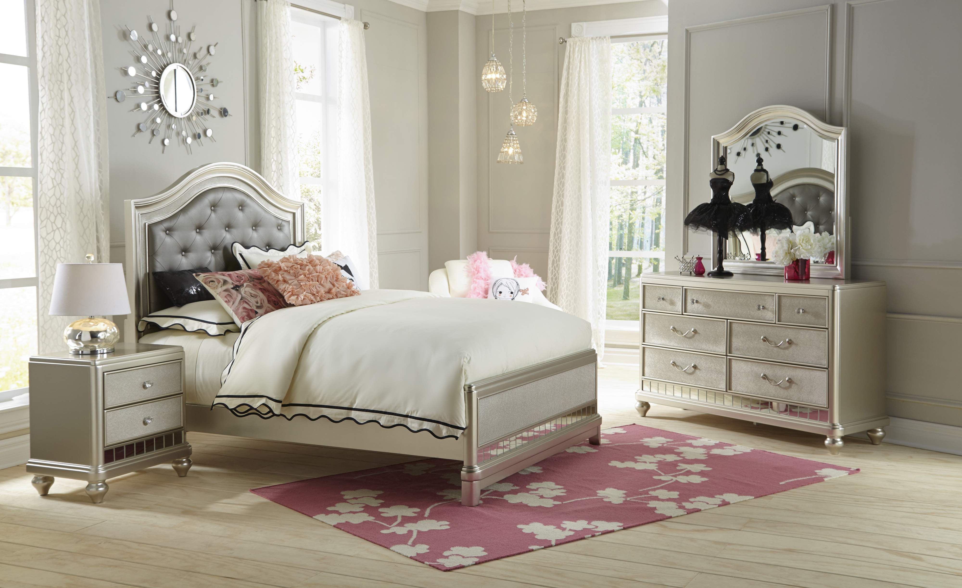 Samuel Lawrence Lil Diva Twin Bedroom Group One Ten Home