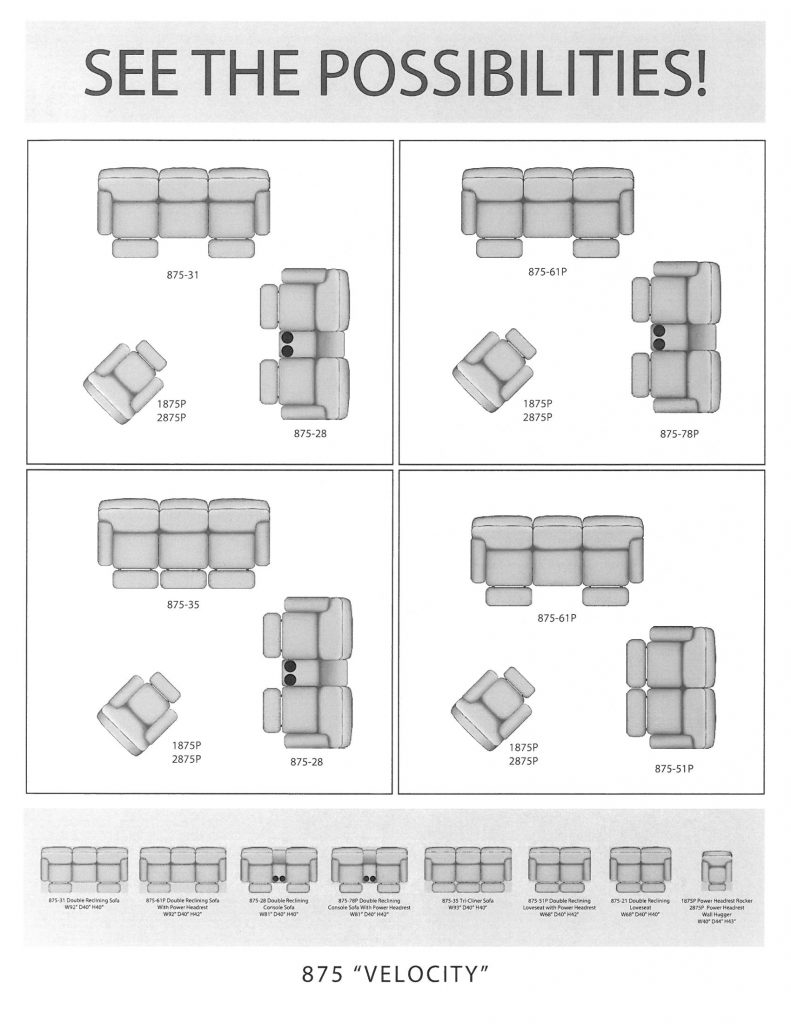 Southern Motion Velocity Rocker Recliner 1875P