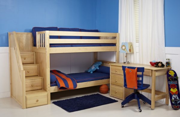 Bunk Bed Natural Wood