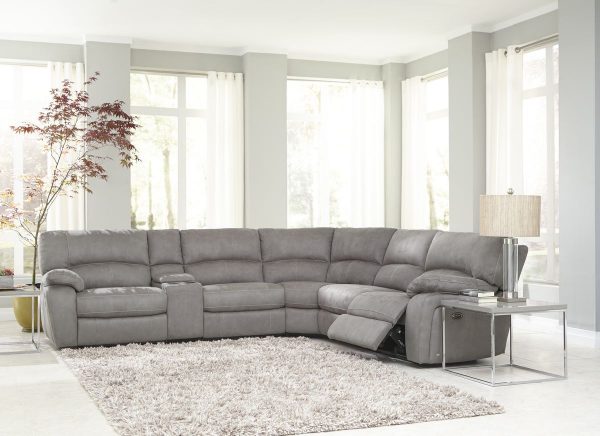 HTL 10195 Reclining Sectional in Fabric