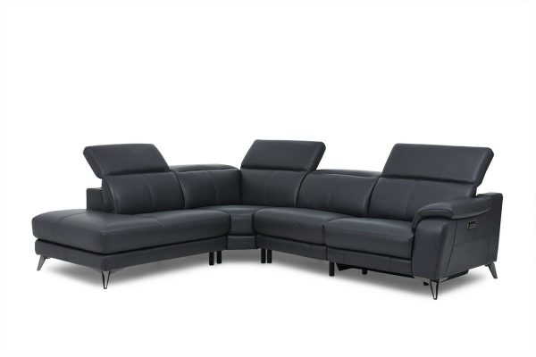 HTL 11380 3 pc Sectional with Recliner and Bumper
