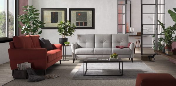 C094 Leale Sofa & Loveseat by Natuzzi