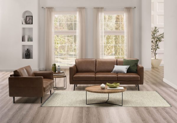C092 Destrezza Sofa & Loveseat by Natuzzi
