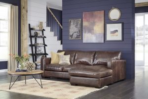 Colebrook Brown Sectional Sofa Long Island