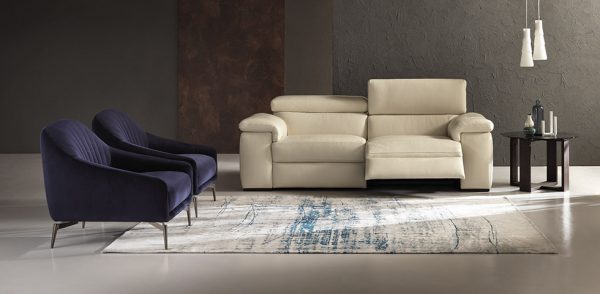 B817 Solare Reclining Sofa by Natuzzi