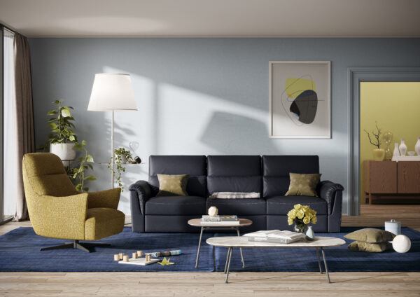 C176 Amorevole Reclining Sofa by Natuzzi