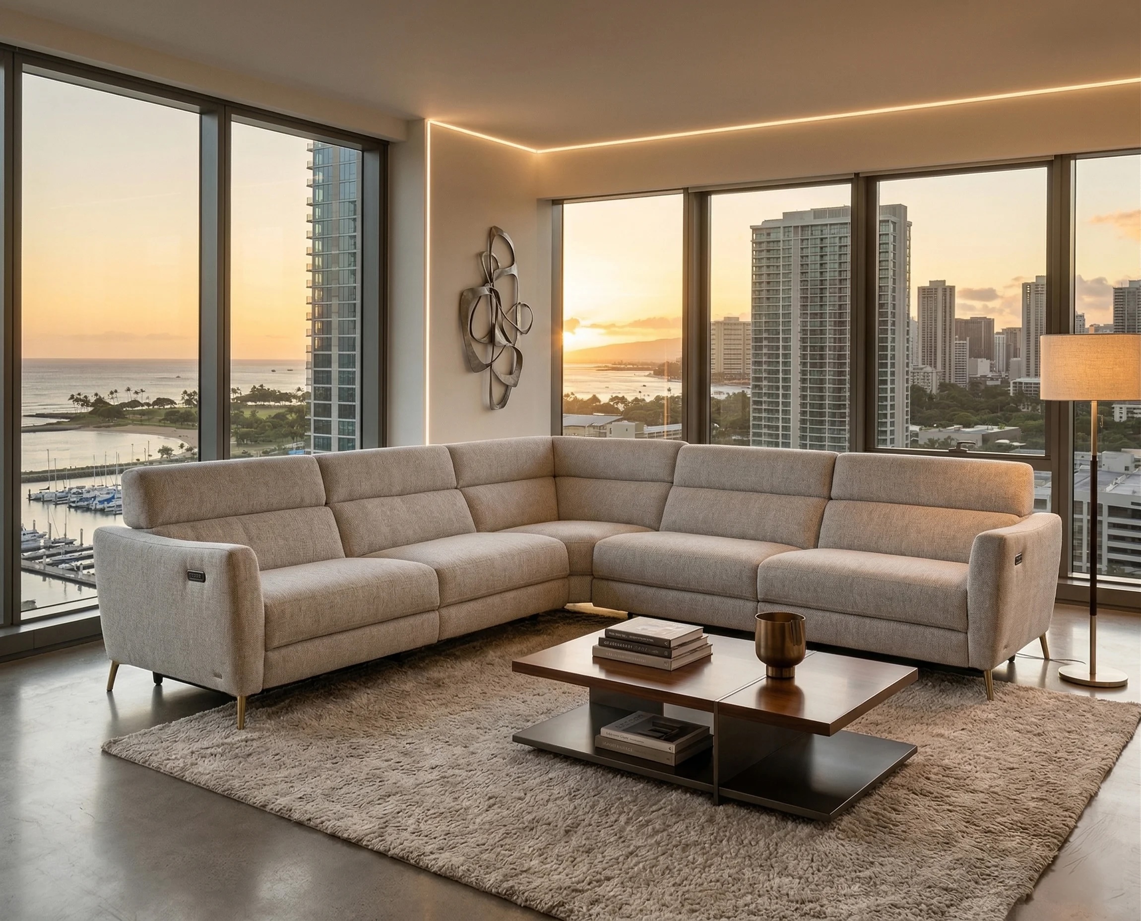 C200 Greg Sofa & Loveseat by Natuzzi Editions - Image 2