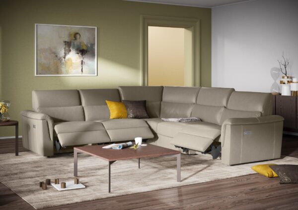 C176 Amorevole Reclining Sectional by Natuzzi