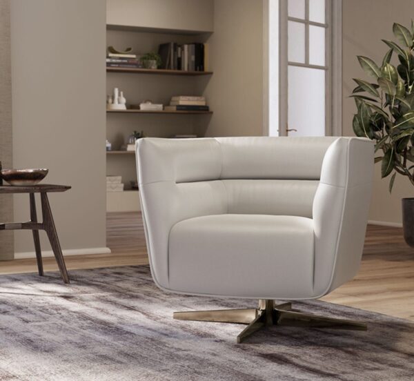 C117 Spritosa Swivel Chair by Natuzzi