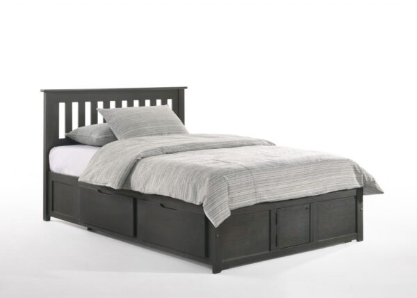 Pedestal Bed, Full Bed - Night & Day Youth Spice K Series
