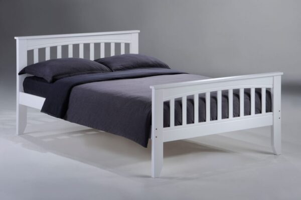 Sasparilla Bed, Full White - Night & Day Zest Collection