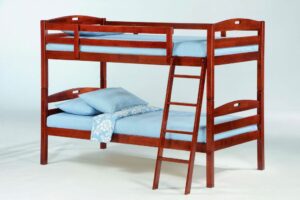 Sesame Twin Twin Bunk, Cherry - Night & Day Zest Collection