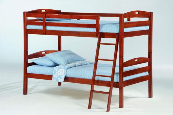 Sesame Twin Twin Bunk, Cherry - Night & Day Zest Collection