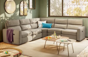 C252 Timoti Reclining Sectional by Natuzzi