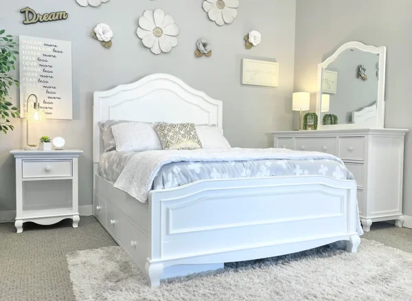 Cassie Full Bed with Storage by Baby Direct