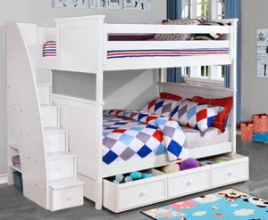 Full Staircase Bunk Bed by Baby Direct