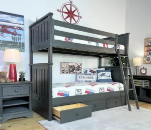 Twin Bunk Bed by Baby Direct
