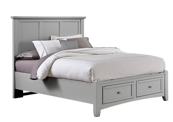 Bonanza Full Storage Bed Grey by Vaughan Bassett
