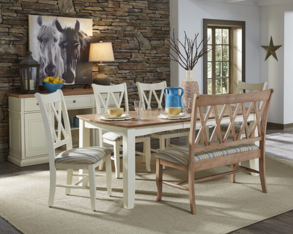 T-4060XBC Dinette Set in Pearl & Baja by John Thomas Select