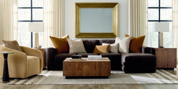 Cabo Leather Sectional from Bassett