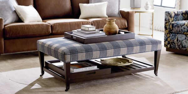 Kara Table Ottoman from Bassett