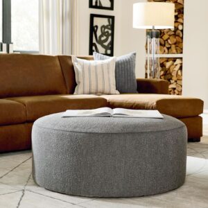 Kelly Round Ottoman from Bassett