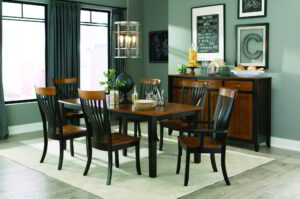 Brinkley Boat Victor Stafford Dining Room Set from MAVIN Furniture