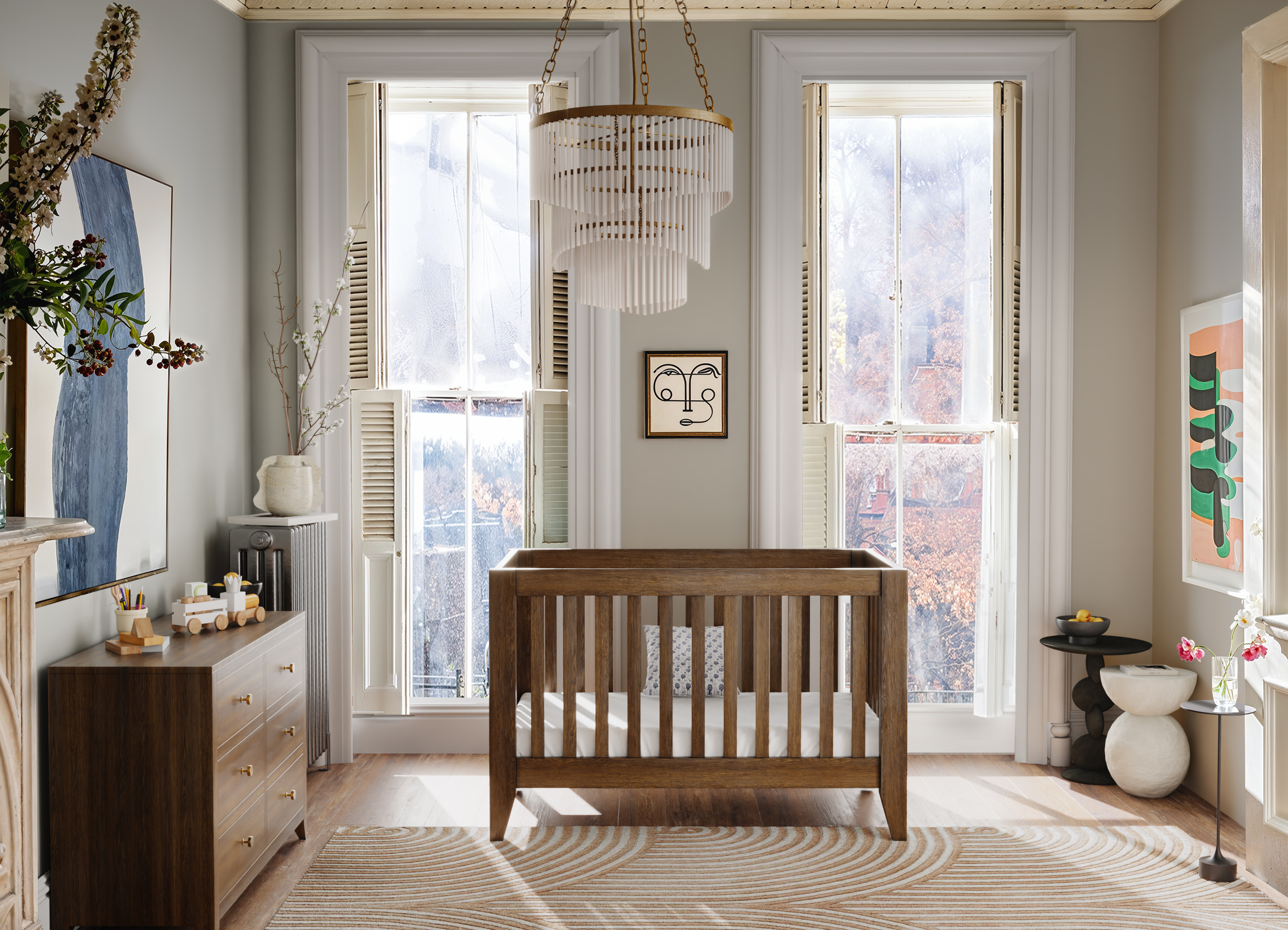 Mira Crib Collection from Milk Street Baby