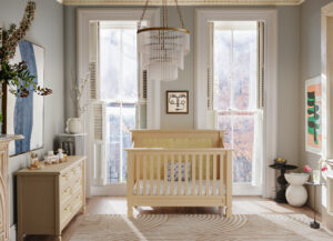 Noelani Crib Collection in Natural Effect on White Oak from Milk Street Baby