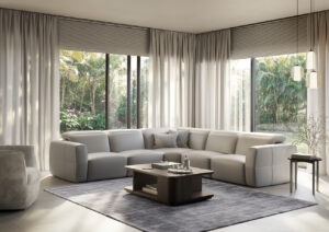 C348 Verve Modular Reclining Sectional Sofa by Natuzzi Editions